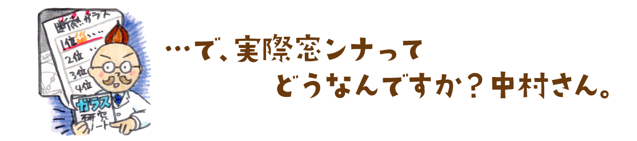 窓ンナの評価